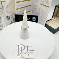 Anello Solitario con diamante Moissanite da 1 ct