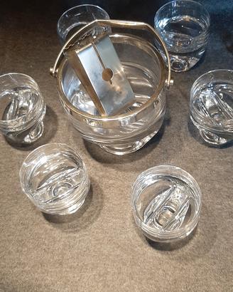 set completo  glacette+bicchieri Taddei Sestini 