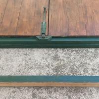 Portone - Porta in legno massello castagno 244X132