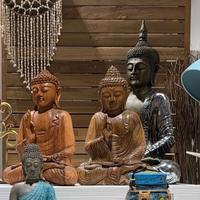 Statua budda in legno h