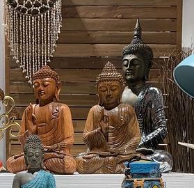 Statua budda in legno h