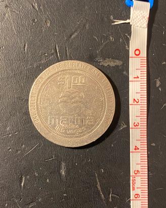 Token gettone $1 1979 “Marina” Casinò Las Vegas