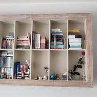 libreria cornice stile shabby chic 