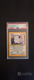 pokemon gradate psa9 set base prima edizione 