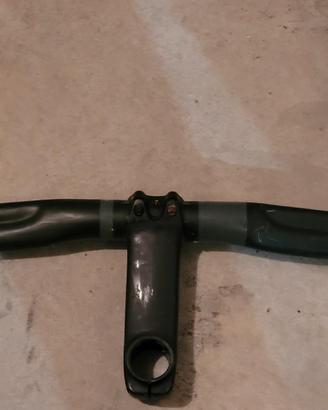 Manubrio alluminio bici corsa Ritchey 440x110