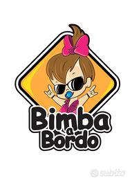 sticker bimba a bordo