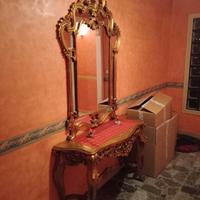 console antica stile barocco
