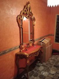 console antica stile barocco