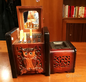 Porta sigarette Antiquariato con Carillon