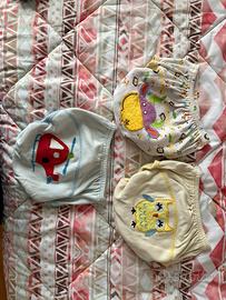 Mutandine elastiche bimbi per  togliere pannolino