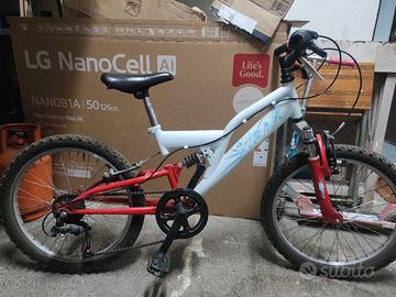 Bici 20 pollici doppi ammortizzatori 