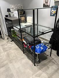 Scrivania in vetro
