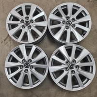 4 cerchi lega mazda 3 5 cx3-4-5-7 r17 lt2614