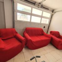 Divano letto + poltrone