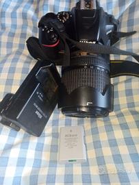 Nikon D3500 +18/140VR+SD16GB+5836scatti