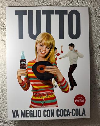 Insegna coca cola anni 60