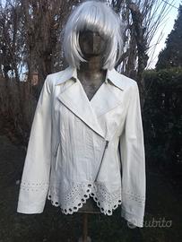 GIUBBINO VERA PELLE TG. 44 ROCCOBAROCCO