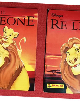 Lotto due album Panini * Il Re Leone *