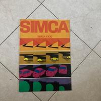 Depliant Simca 1000