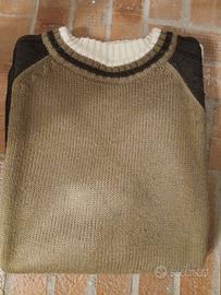 Maglione uomo OCN Collection marrone bicolore