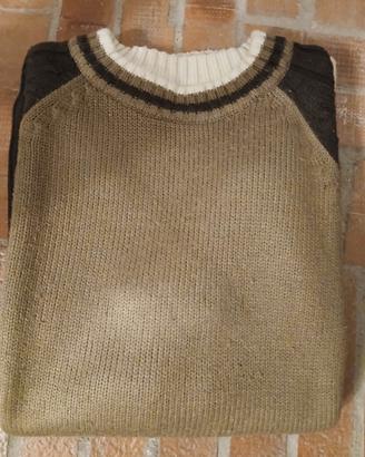 Maglione uomo OCN Collection marrone bicolore
