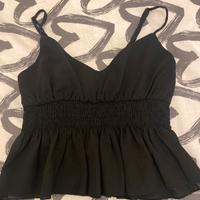 Top nero taglia s