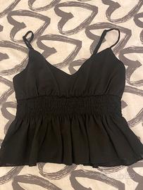 Top nero taglia s