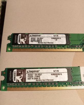 2 schede RAM king-stone da 1GB.