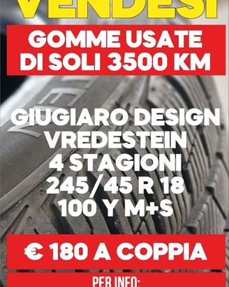 Gomme Vredestein 4 stagioni 245/45 R 18 100 Y M+S