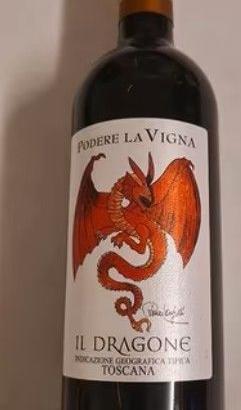 Bottiglia Vino Rosso Montalcino Il Dragone