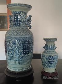 Coppia di vasi cinesi antichi