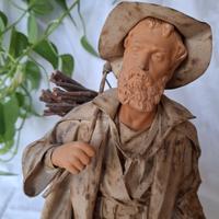 Statua in cartapesta firmata F. De Vita Lecce