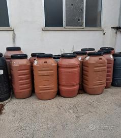 Fusti in plastica 200 litri 