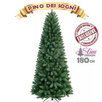 Albero Di Natale Verde SLIM 180cm NUOVO