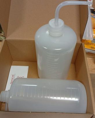 Flacone di lavaggio in plastica LDPE con apertura