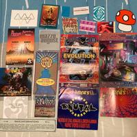 Biglietti flyer discoteche Amsterdam anni 90 disco