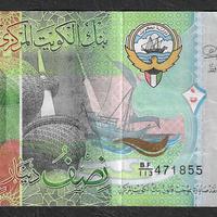Kuwait - banconota circolata da 1/2 Dinaro P-30b