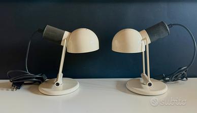 Coppia lampade vintage da scrivania