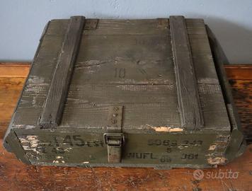 VECCHIA CASSA MILITARE BAULE
