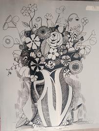 litografie in alluminio artista M. Pier