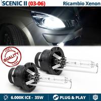 2 Lampadine XENON D2S Renault Scenic 2 6000K 35W