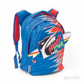 Zaino GoPop Shark Attack 3 scomparti nuovo