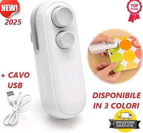 Mini Sigillatrice Portatile 2 in 1 Sigillatrice Pe