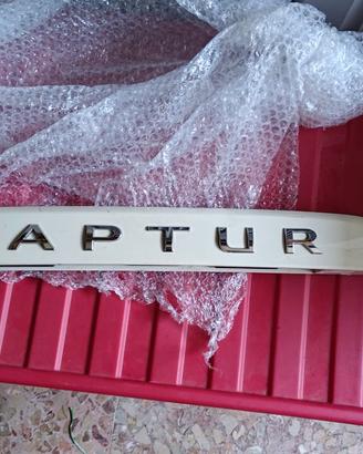 Modanatura Cofano Captur scritta portabagagli