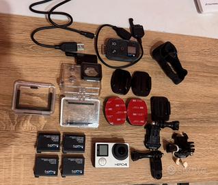 GoPro HERO4 Silver completa - 4 batterie + telecom