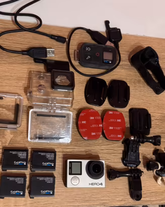 GoPro HERO4 Silver completa - 4 batterie + telecom