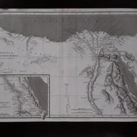 Carta geografica dell'Ottocento 