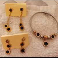 Bracciale Charms, Swarovski + Orecchini - Nuovi