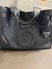 Borsa Armani Jeans grigia lucida come nuova
