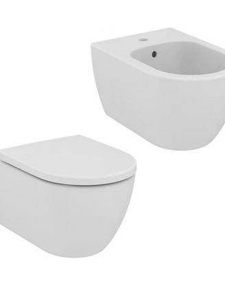 WC E BIDET SERIE ELLISSE SOSPESO IDEAL STANDARD